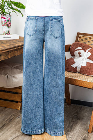 Jessica Wide Leg High Waist Jeans