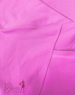 MaxSculpt Ribbed Leggings