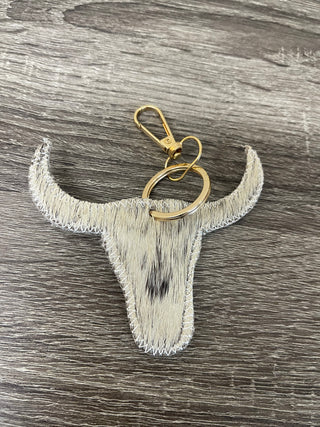 Steer Cowhide Keychain