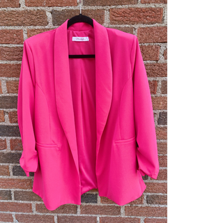 Delaney Scrunch Sleeve Blazer