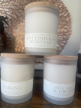 HLF Frosted Candles