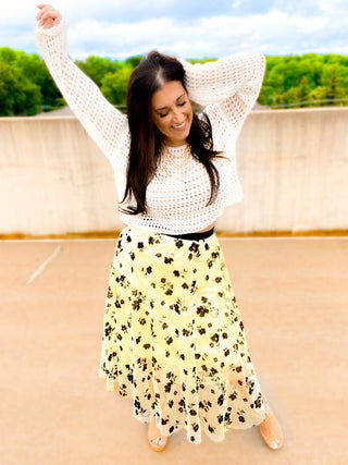 Demi Crochet Crop Top