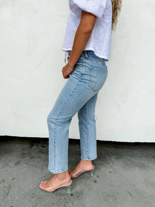 Alexie Straight Leg Crop Jean