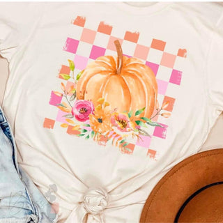 Floral Pumpkin Tee