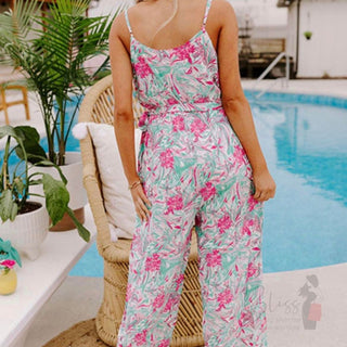 Long Floral Romper