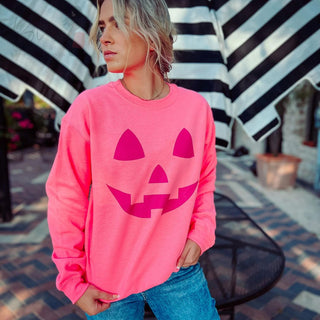 Pink O Lantern Fleece Crew