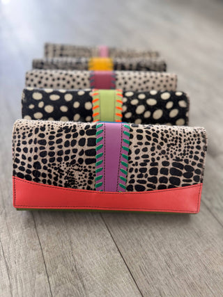Western Animal print Cowhide wallet