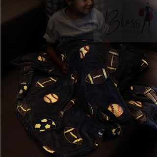 Glow In The Dark Plush Blanket