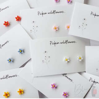 Flower Stud Earrings