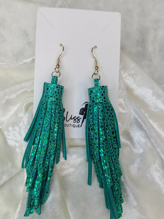 Tassel Leather Earring