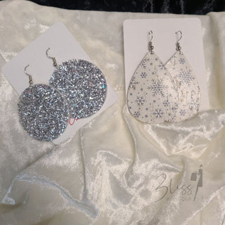 Leather Dangle Earrings