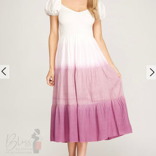 Ombre Midi Dress