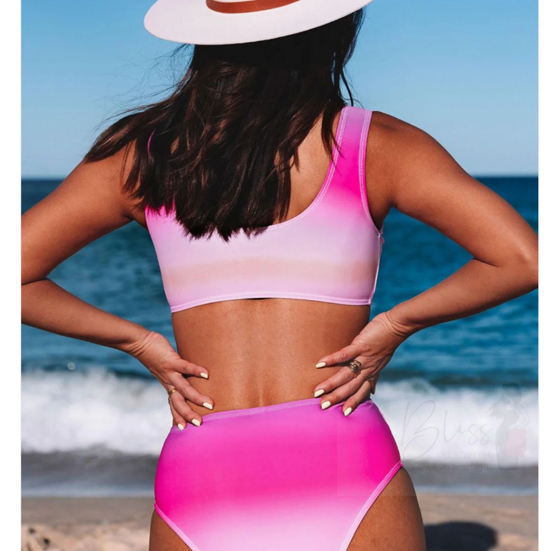 Ombre 2 pc Swimsuit