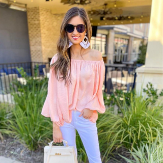 Satin Off Shoulder Top