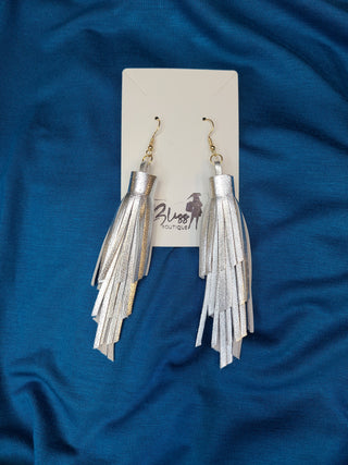 Tassel Leather Earring