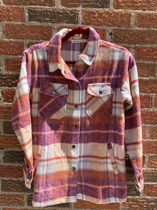 Norah Plaid Shacket