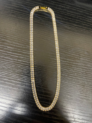 Baguette Rhinestone Fashion Chain