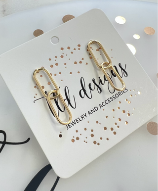 Gold paper clips