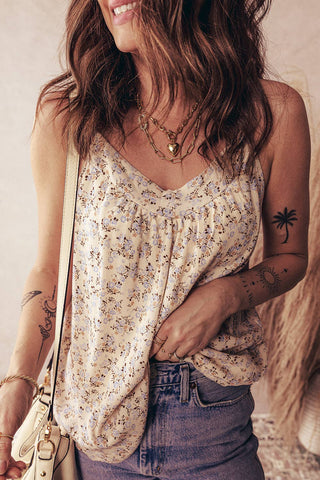 Boho Floral Tank Top