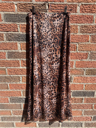 Georgia Leopard Midi Skirt