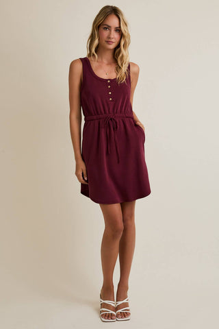 Sleeveless Rib Dress
