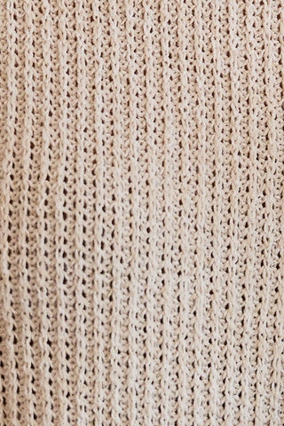 Crew Neck Woven Short Sleeve Top