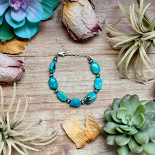 Bright Blue Turquoise Bracelet