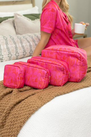 Cactus Cowgirl Toiletry Bags