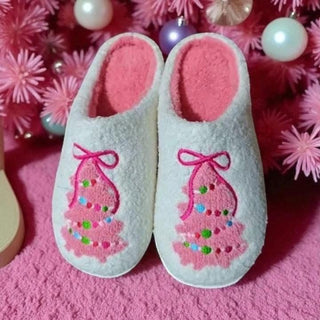Christmas Tree Slippers