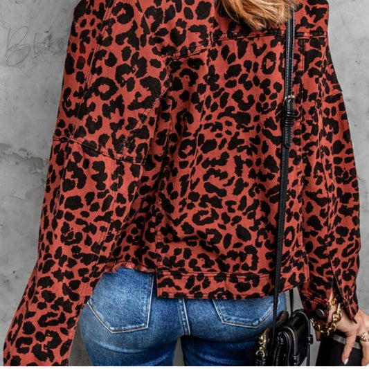 Brown Cheetah Jacket