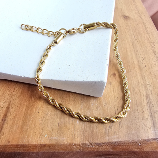 Lux Gold Rope Bracelet