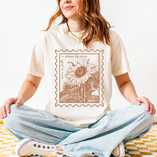 Sunflower Postage Graphic Tee