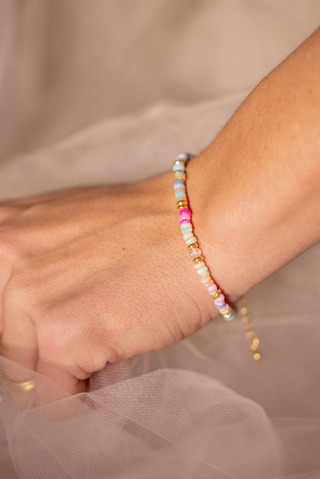 Light pastel adjustable le bracelet