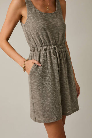 Round Neck Sleeveless Mini Dress